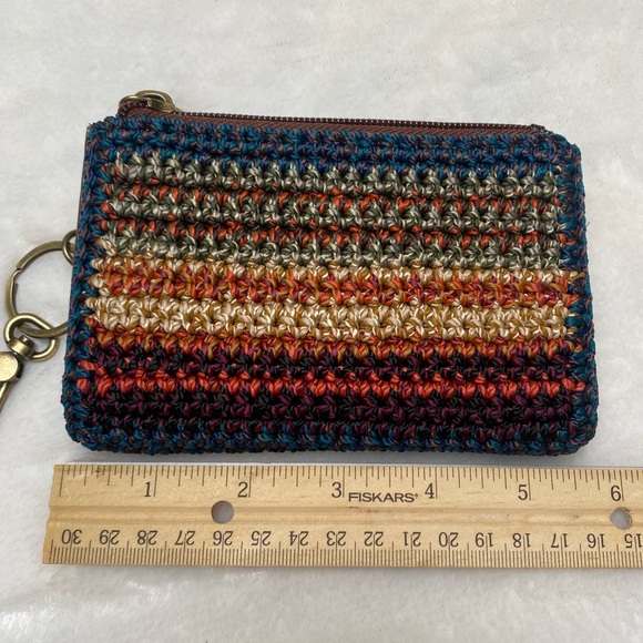 The Sak Multicolor Crochet Keychain Wallet - Picture 3 of 6